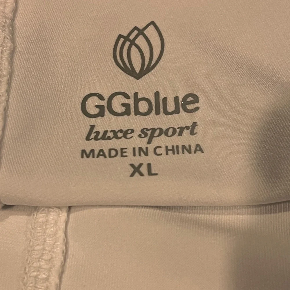 GGblue Athletic Skort Size XL Floral Animal Print Zip Pocket Pickleball Golf EUC